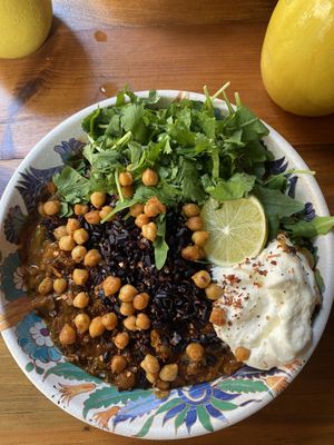 Vegan curry   at Superchulo in Madrid