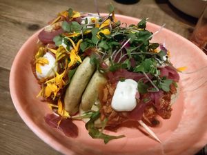 Vegan baos at Superchulo in Madrid