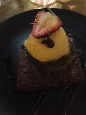 Dessert they had at the beginning  at Superchulo in Madrid