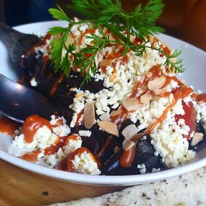 Berenjena estilo griego at Superchulo in Madrid