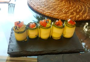 guacamole rolls  at Organic Caffe in Estoril