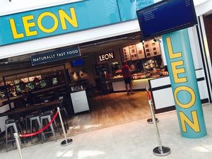 Outside store front at LEON in Folkestone