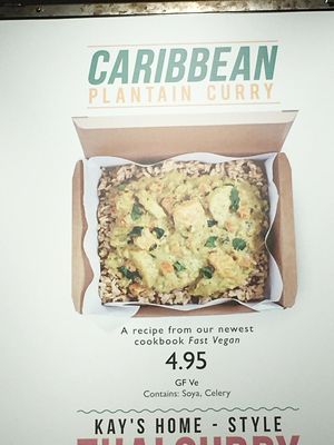 New curry! Vegan options  at LEON in Folkestone