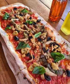 Pizza vegana at Classico Italiano in 