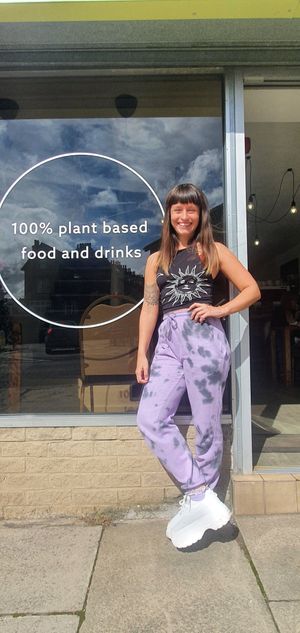 Fun loving vegan cafe at Vegan All Sorts in Saltaire