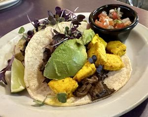 Mushroom Tofu Tacos  at The Nova Cafe in Bozeman