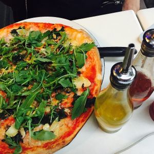 Large vegan pizza! at Pizza Express in South East London