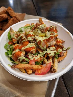 Super loaded fries at E Burger in Columbus