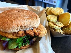 Chick'n Sandwich  at E Burger in Columbus