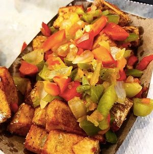 Breakfast potatoes  at E Burger in Columbus