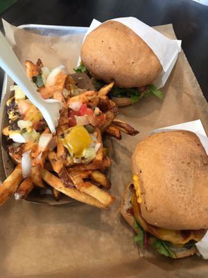 food at E Burger in Columbus