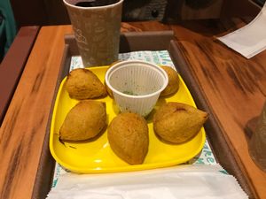 Coxinhas at Hareburger in Sao Paulo