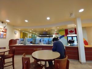 Inside view at Panago Pizza in Port Alberni