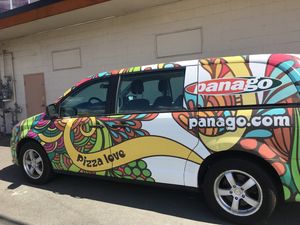 The pizza mobile  at Panago Pizza in Port Alberni