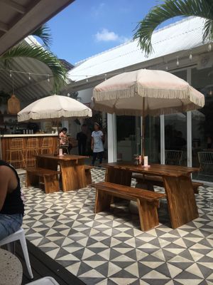 Courtyard seating at Kynd Community - Seminyak in Seminyak