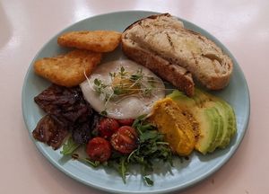 Fried egg big breakfast at Kynd Community - Seminyak in Seminyak