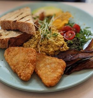 Scrambled egg big breakfast at Kynd Community - Seminyak in Seminyak