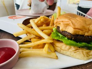 Kids Cheese Burger at Kynd Community - Seminyak in Seminyak