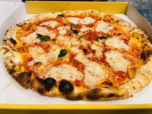 Miss Margherita Pizza (affectionately called Peacezza) at Kynd Community - Seminyak in Seminyak