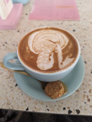 Soy latte at Kynd Community - Seminyak in Seminyak