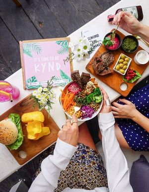 plant based lunch at Kynd Community - Seminyak in Seminyak