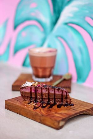 raw treats & beetroot lattes  at Kynd Community - Seminyak in Seminyak