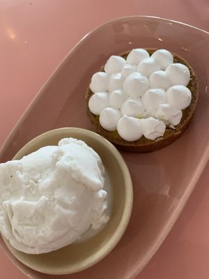 The most divine lemon tart   at Kynd Community - Seminyak in Seminyak