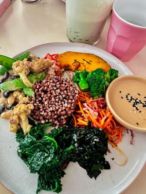 Macrobiotic plate  at Kynd Community - Seminyak in Seminyak