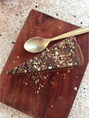 Vegan snickers cake at Kynd Community - Seminyak in Seminyak