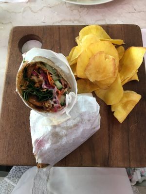 Wraps with the delicious "Cheeken" at Kynd Community - Seminyak in Seminyak