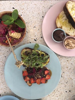 You can make your own toast!  at Kynd Community - Seminyak in Seminyak