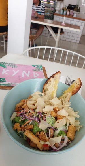 Asian fushion salad bowl at Kynd Community - Seminyak in Seminyak