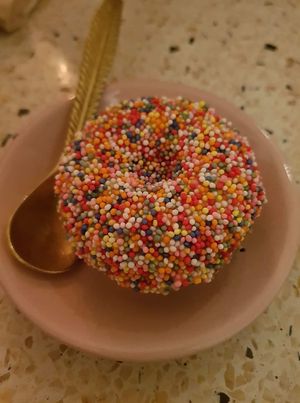sprinkled baked donut  at Kynd Community - Seminyak in Seminyak
