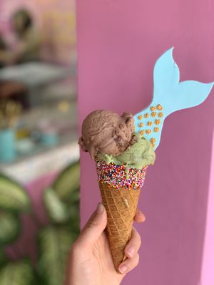 ferrero rocher & matcha (both gf) at Kynd Community - Seminyak in Seminyak