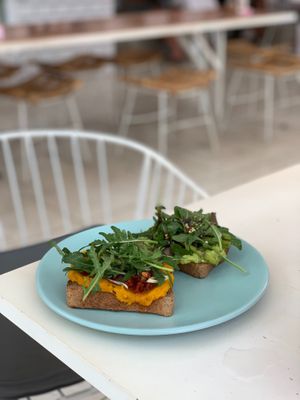 mix & match toast (gf by request) at Kynd Community - Seminyak in Seminyak