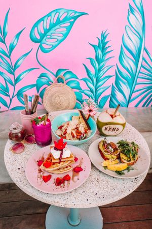 vegan waffles, avocado toast, buddha bowls and smoothies at Kynd Community - Seminyak in Seminyak