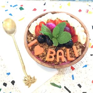 Berry Tropical vegan smoothie bowl  at Kynd Community - Seminyak in Seminyak