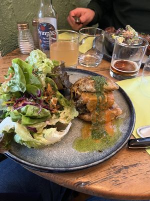 Sourcrout, leek gratin  at La Cour des Anges in Colmar