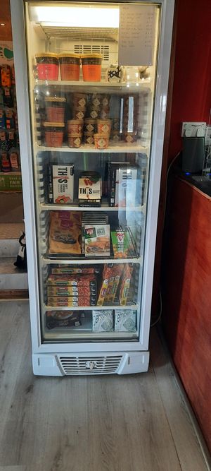 Vegan goods at Curious Cat Coffee Shop in New Pitsligo