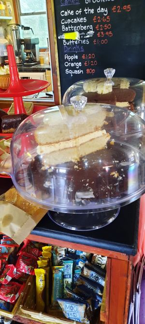 More cakes at Curious Cat Coffee Shop in New Pitsligo