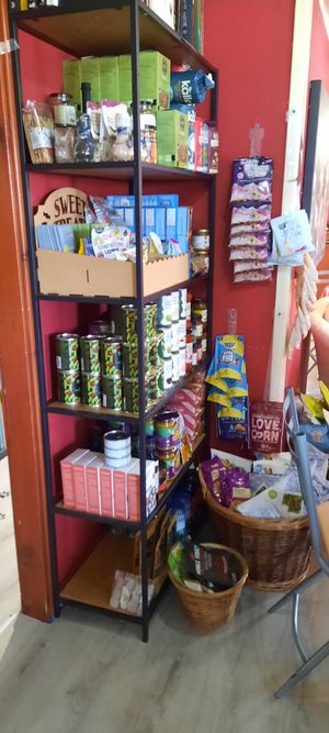 Vegan goods at Curious Cat Coffee Shop in New Pitsligo