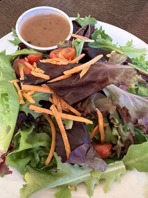 House salad   at Obsidian Dining Room @ Old Faithful Snow Lodge in Yellowstone National Park