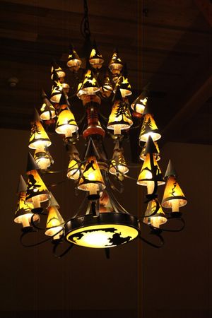 Old Faithful Snow Lodge Obsidian Dining Room at Obsidian Dining Room @ Old Faithful Snow Lodge in Yellowstone National Park