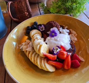 French toast at Buddha Bowl Cafe in Newtown