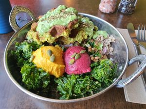 Bedouin bowl at Buddha Bowl Cafe in Newtown