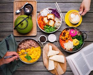  at Buddha Bowl Cafe in Newtown