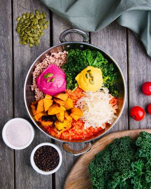 Classic Buddha Bowl at Buddha Bowl Cafe in Newtown
