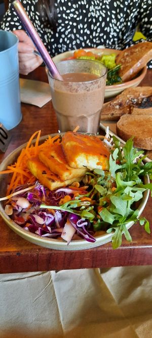 Tofu at Buddha Bowl Cafe in Newtown