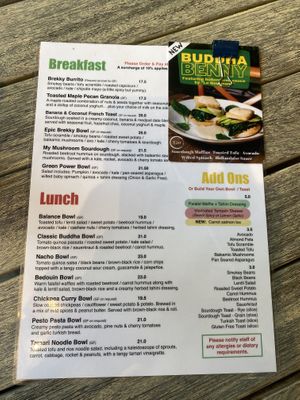   at Buddha Bowl Cafe in Newtown