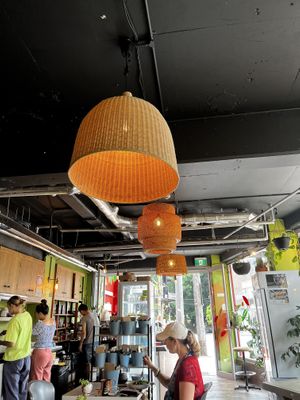 Decor   at Buddha Bowl Cafe in Newtown